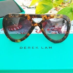 Derek Lam Designer Ombre Tortoiseshell Charlotte Sunglasses NIP